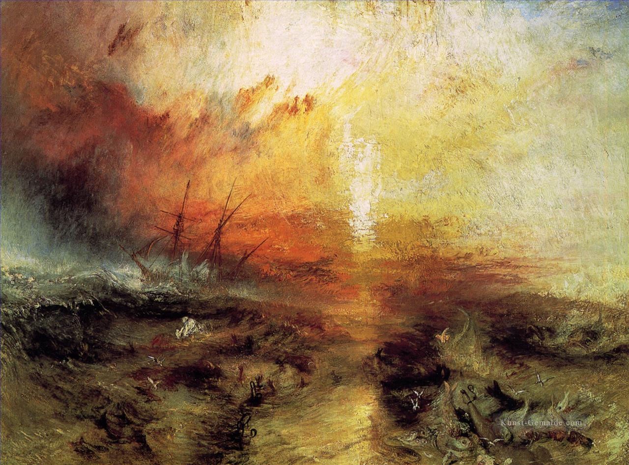Slavers über Bord den Tod werfen und Landschaft Turner stirbt Ölgemälde